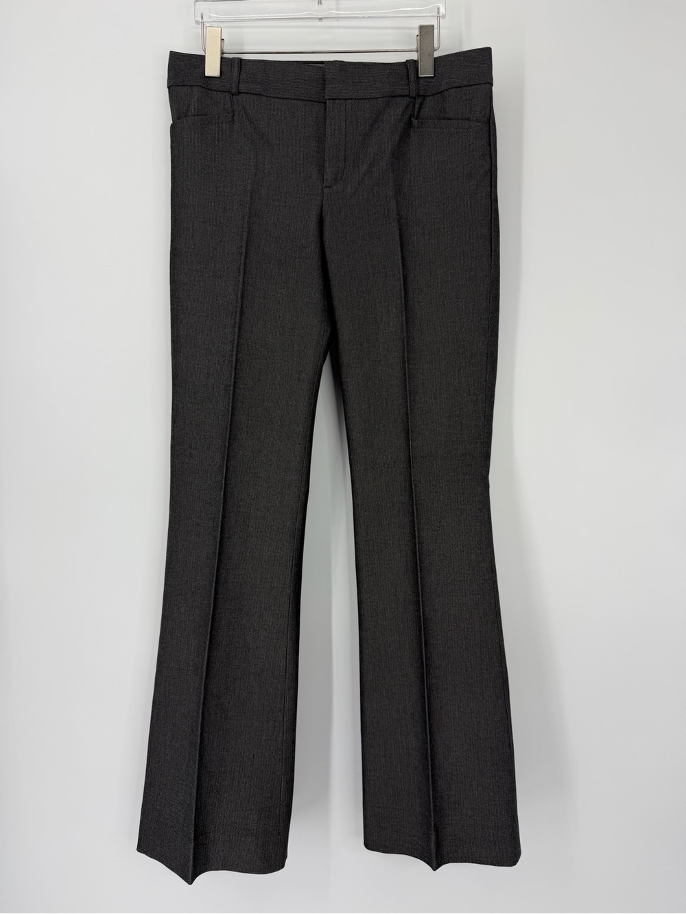 Banana Republic, Dark Gray The Sloan Fit Low Rise Flare Pant, Size 8